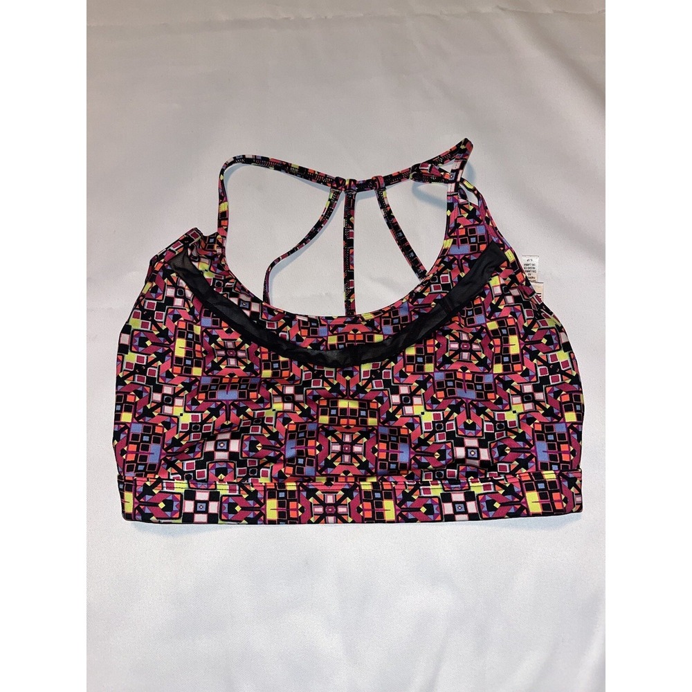 VICTORIA Sport Geometric Sport Bra Size S/P